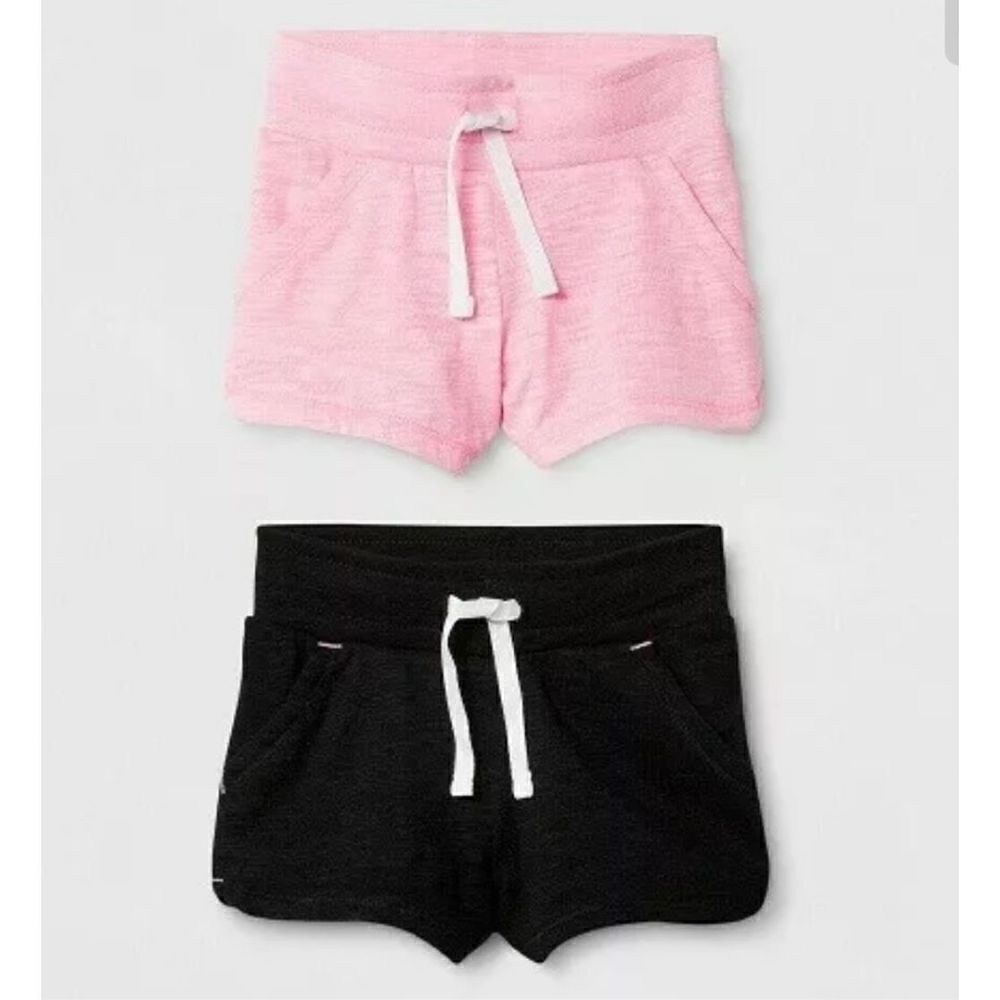 Toddler Girls Cat & Jack Pull On Drawstring Shorts - Sz 18 mo